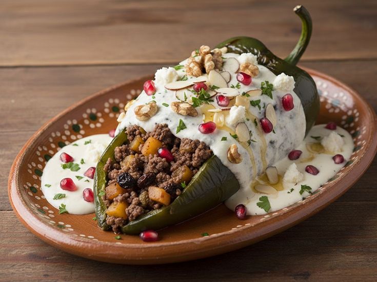 Chiles en nogada