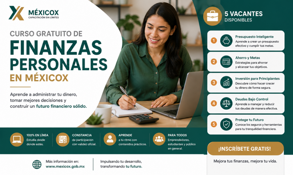 Curso Gratuito de Finanzas Personales en MéxicoX